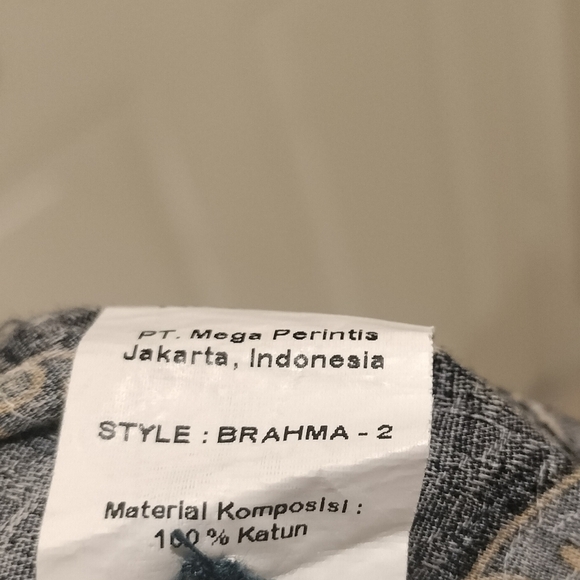 Men's Floral Basics Katun Material Button Up Shirt - Picture 6 of 6